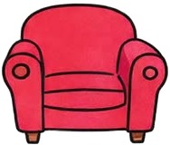 a red chair with a white background.jpg